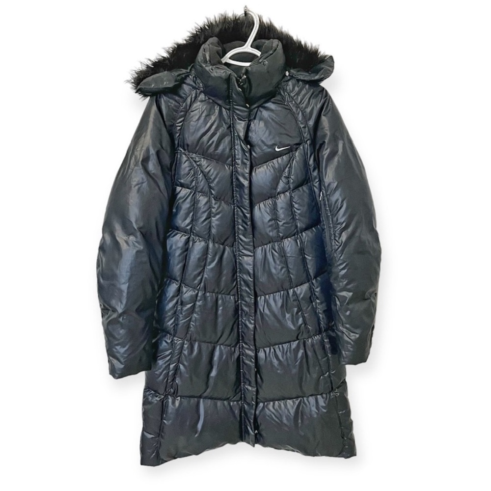 Nike Black Puffer Jacket with Hood